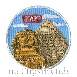 Girl Scout Egypt Landmark Patch