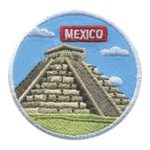 Girl Scout Mexico Landmark Patch