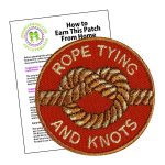 Girl Scout Rope Tying and Knots Patch