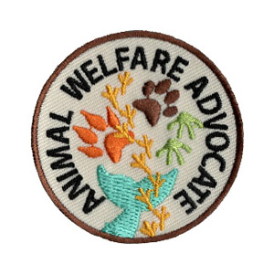 The Animal Welfare Advocate Service Patch is from the Youth Squad Animal Welfare Patch Program®. MakingFriends®.com partnered with Youth Squad to bring you a rewarding community service program with step-by-step instructions for every age level to make a meaningful impact in their community. Earn the animal Welfare Advocate Service Patch by completing all 5 advocate level service patches. This program is designed to be flexible for anyone and any group. Learn more at MakingFriends®.com. via @gsleader411