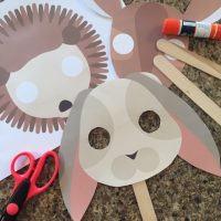 Forest Animal Mask Craf t with Printables