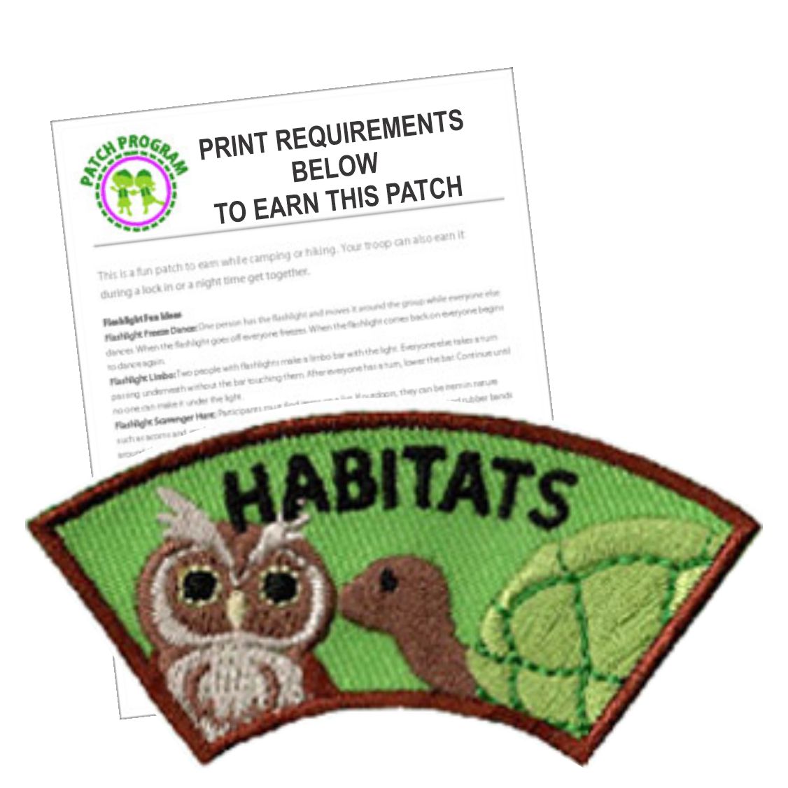 Girl Scout Animal Habitat Patch Program