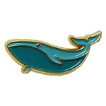 Enamel Whale Pin