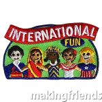 girl scouts international fun patch