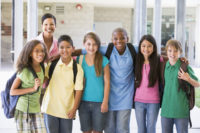 Elementary school class with teacher Student Advocates