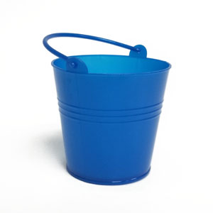 Mini Plastic Buckets - Blue - CLEARANCE - MakingFriends