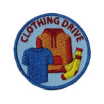 Clothing Drive Service Patch from Youth Squad