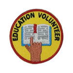 Education Volunteer Service Patch from Youth Squad