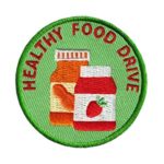 Healthy Food Drive Service Patch from Youth Squad