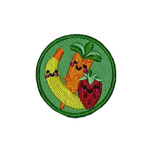 The Healthy Food Helper Service Patch. Your little ones will enjoy earning this healthy food patch and be just like the big kids. The Helping Hands level is specifically created for 3 and 4 year old girls and boys or anyone with the abilities of a preschooler. Perfect for tag alongs at your troop meeting. Part of the Outreach Patch program from Youth Squad and MakingFriends®.com. via @gsleader411