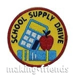 Girl Scout School Supply Drive Patch Program®