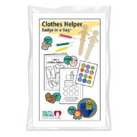Clothes Helper Badge in a Bag