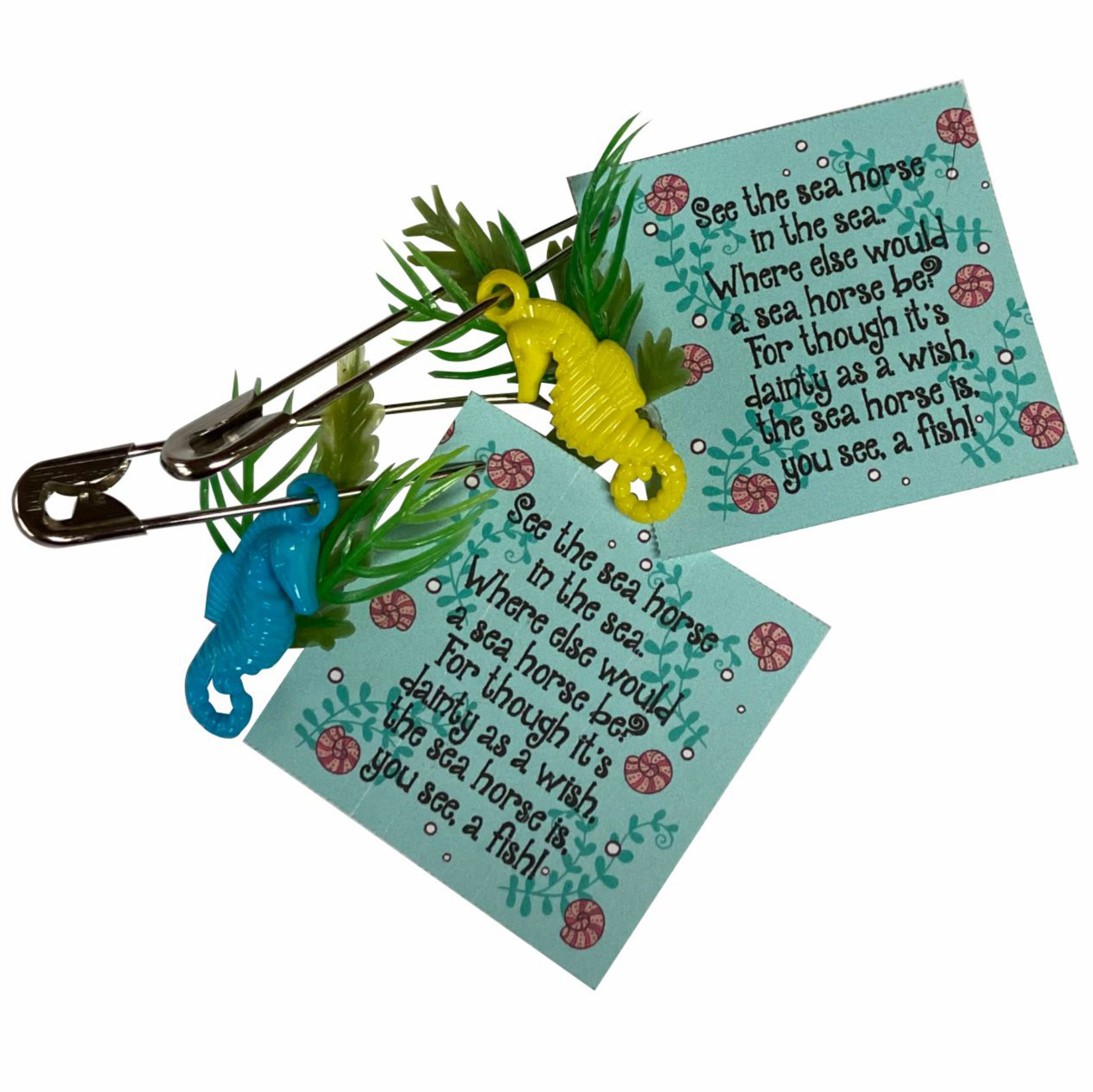 Seahorse Aquarium Friendship Swap Kit. Make tiny little seahorse aquariums to swap. A real crowd pleaser! Kit makes 24 and is available at MakingFriends®.com. via @gsleader411