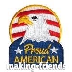 Girl Scout Proud American Patch
