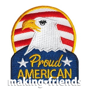 Girl Scout Proud American Patch