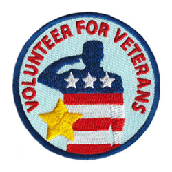 Volunteer for Veterans Service Patch - MakingFriends