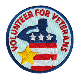 Volunteer for Veterans Service Patch from Youth Squad