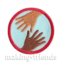 Citizen Helper Service Patch for Girl Scouts and Girl Sprouts from Youth Squad