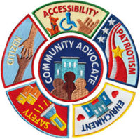 Community Advocate Service Patches from Youth Strong