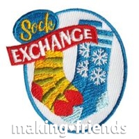 Girl Scout Sock Exchange Patch