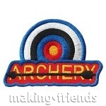 Girl Scout Archery Fun Patch