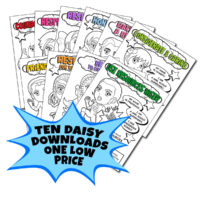 Superhero Downloads for Earning Daisy Girl Scout Petals