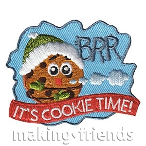 Girl Scout BRR It's Cookie Time Patch