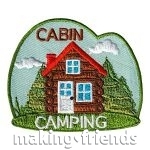Girl Scout Cabin Camping Fun Patch