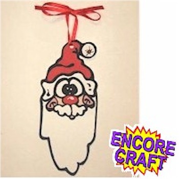 Handprint Santa Ornament