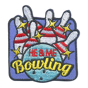 Cub Boy Girl Scout Fun Badge Patch ~ Bowling