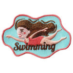 Swimming Fun Patch Girl