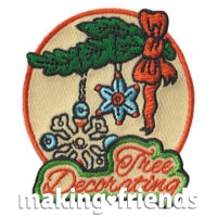 Girl Scout Tree Decorating Fun Patch