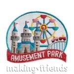 Girl Scout Amusement Park Fun Patch - Castle