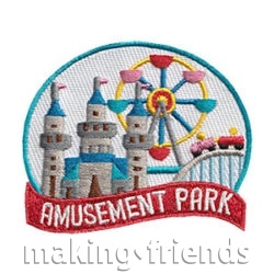 Girl Scout Amusement Park Fun Patch - Castle