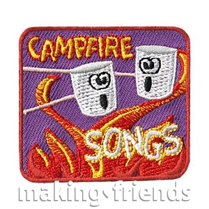 Girl Scout Campfire Songs Fun Patch