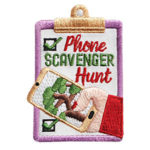 Phone Scavenger Hunt Fun Patch