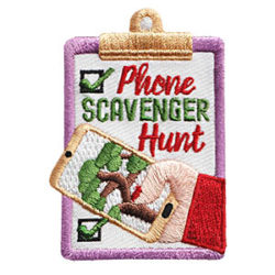 Phone Scavenger Hunt Fun Patch