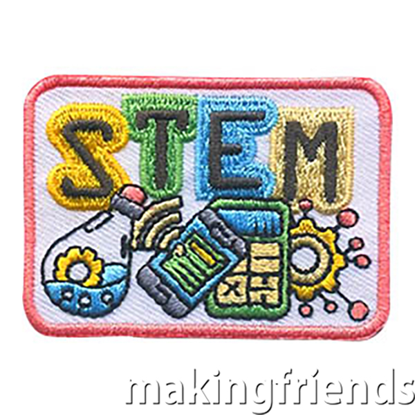 Host a troop or service unit STEM event with hands on projects so the girls can have fun with STEM! #makingfriends #gsmakingfriends #funpatch #scoutpatches #girlscouts #scouts #girlscoutleader via @gsleader411