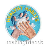 Girl Scout Healthy Habits Hand Washing Fun Patch