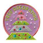 Girl Scout Tree Decorating Fun Patch