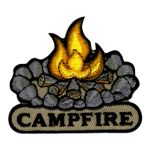 Girl Scout Campfire Patch