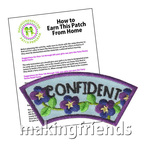 Confident: Character Building Patch Program® from MakingFriends®.com. Designed for any troop interested in reviewing the law. Our suggested requirements include opportunities for scouts of every level to put the law into practice with activities tailored for their age. #makingfriends #patchprogram #scoutpatches #girlscouts #scouts #juliettescouts #girlscoutlaw via @gsleader411
