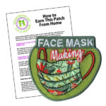 Girl Scout Face Mask Making Fun Patch