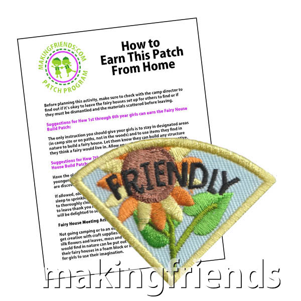 Friendly: Character Building Patch Program®. Designed for any troop interested in reviewing the law. Our suggested requirements include opportunities for scouts of every level to put the law into practice with activities tailored for their age. #makingfriends #patchprogram #scoutpatches #girlscouts #scouts #juliettescouts #girlscoutlaw via @gsleader411