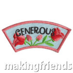Girl Scout Generous Character Building Patch Program®