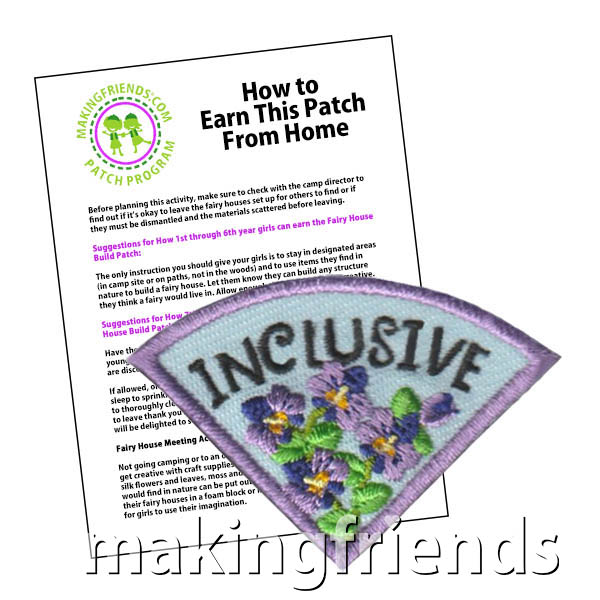 Inclusive: Character Building Patch Program® from MakingFriends®.com. Designed for any troop interested in reviewing the law. Our suggested requirements include opportunities for scouts of every level to put the law into practice with activities tailored for their age. #makingfriends #patchprogram #scoutpatches #girlscouts #scouts #juliettescouts #girlscoutlaw via @gsleader411