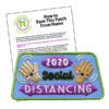 Girl Scout Social Distancing 2020 Fun Patch