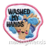 Girl Scout Washed My Hands Fun Patch
