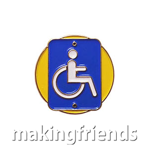 The Accessibility Delegate Pin is from the Youth Squad Community Patch Program®. MakingFriends®.com partnered with Youth Squad to bring you a rewarding community service program with step-by-step instructions for every age level to make a meaningful impact in their community. This is one of our “Delegate” level pins. The requirements for our Delegate level provide teens with valuable life experience and a completed project to include on a resume or college application. via @gsleader411