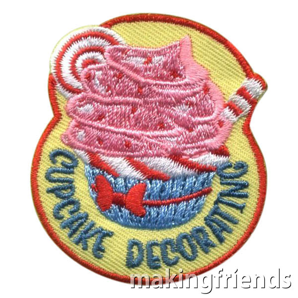Girl Scout Cupcake Decorating Patch via @gsleader411